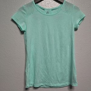 C9 Crossback Active Shirt Aqua XL 14-16